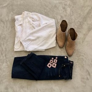 LOFT Cream Blouse